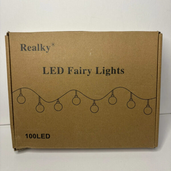 Realky Fairy Lights Plug-In, RGB, LED Outdoor String Light