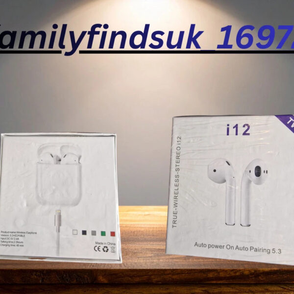 TWS i12 Bluetooth InPods -True Wireless Earphones with built-in Mic- White, New