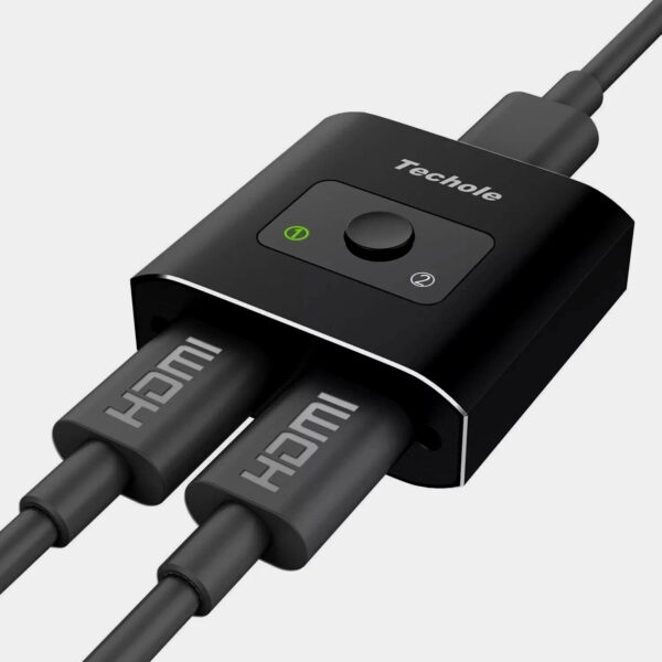 Techole HDMI Splitter Aluminum HDMI Switch Bi-direction 1 In 2 Out (HS305)