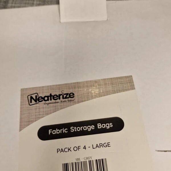 4x Folding Storage Box 66L | Fabric Closet Organisers with Handles | Thickening