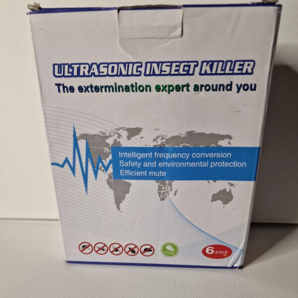 6 Pack Ultrasonic Pest Repeller Plug In | Insect Mouse Rat Repellent | Indoor 22