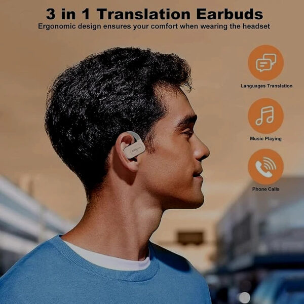 🌐 Exsulity T5 Translator Earbuds | Real-Time 144 Language Translation |